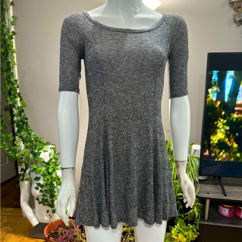 Casual grey cute dress